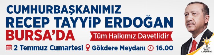 Bursalılar Cumhurbaşkanı Erdoğan’ı bekliyor 1