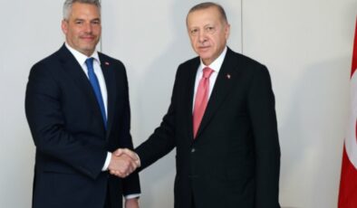 Cumhurbaşkanı Erdoğan Avusturya Başbakanı ile görüştü