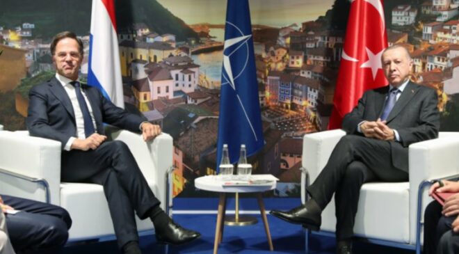 Cumhurbaşkanı Erdoğan, Mark Rutte ile görüştü