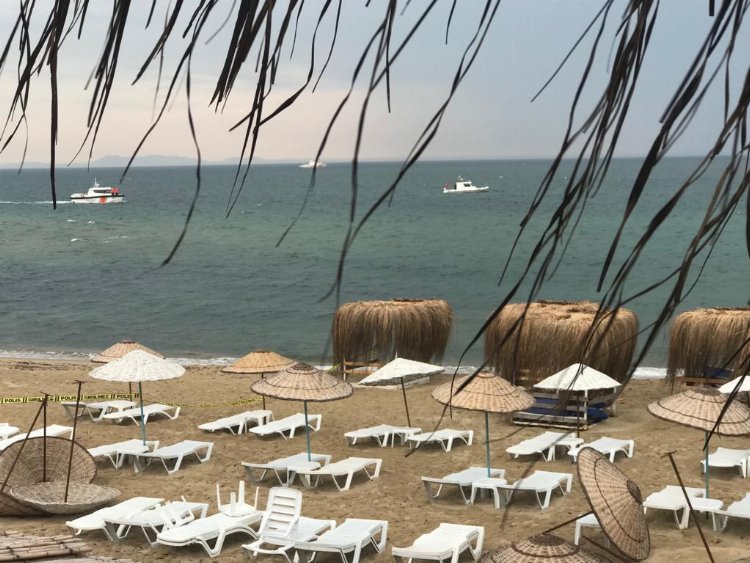 Edirne Enez'de denize giren genç boğuldu 1