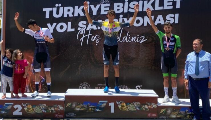 Genç pedal Türkiye üçüncüsü oldu