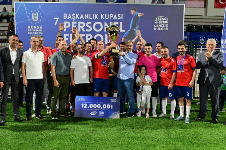 Bursa'da 'Başkanlık Kupası' BUSKİ Bilgi İşlemin 238