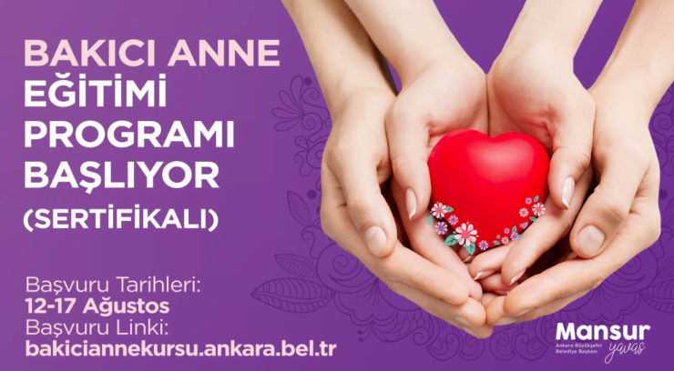 Ankara Büyükşehir’den Başkentli kadınlara “Okul Öncesi Çocuk Gelişimi ve Eğitimi”