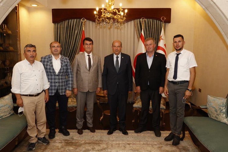 Bursa Osmangazi'den KKTC Cumhurbaşkanı Tatar’a ziyaret 1
