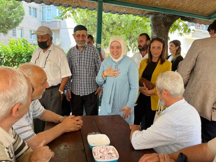 Bursa'da AK Partili kadrolar Mudanya'yı karış karış dolaştı 6