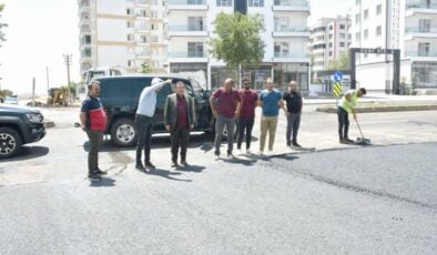 Diyarbakır’da 40 derece havada sıcak asfalt!