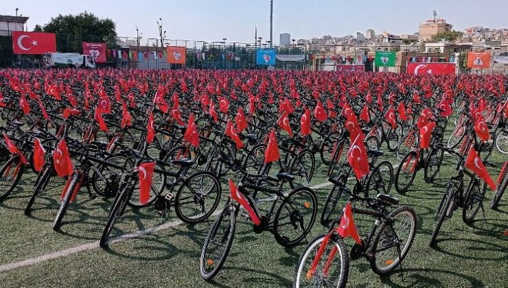 Gazi şehirli gençlere 100 bin bisiklet