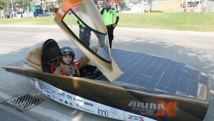 İTÜ ZES güneş arabası Bursa sokaklarında