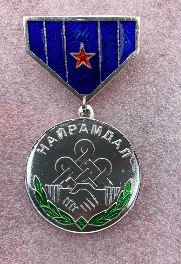 Moğolistan'dan Türkiye'ye 'dostluk madalyası' 2