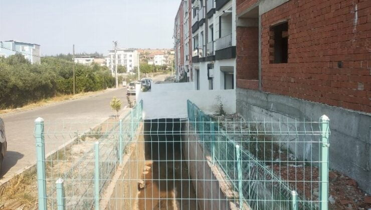 Manisa Ahmetli’de MASKİ’den panel çit montajı