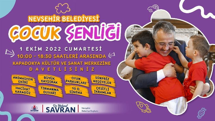 Nevşehir'de çocuklara şenlik var 2