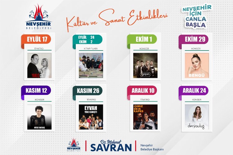 Nevşehir'de sonbaharda kültür-sanat rüzgarı 1