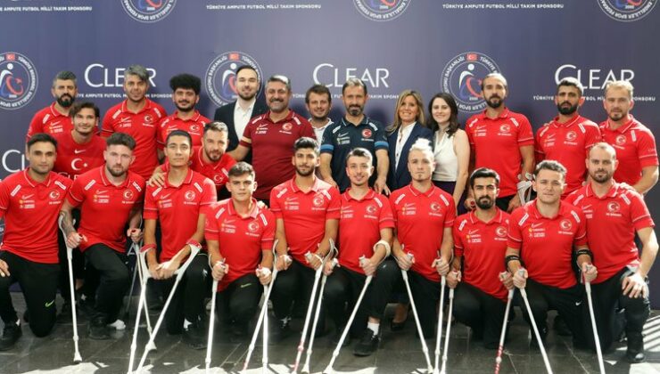 Türkiye Ampute Futbol Milli’ye ‘Clear’ sponsor oldu