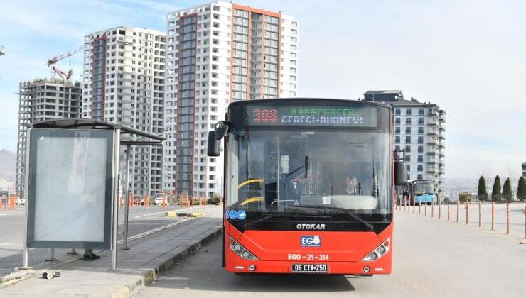 EGO’dan Karapürçek’e alternatif otobüs güzergahı