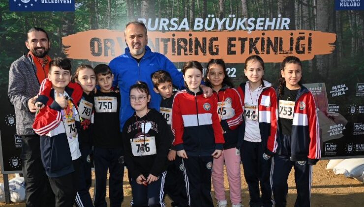 Bursa’da oryantiringte zamana karşı yarıştılar