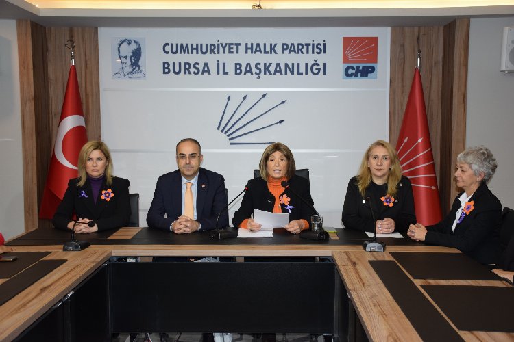 CHP'li kadınlar 25 Kasım için meydanlarda 2