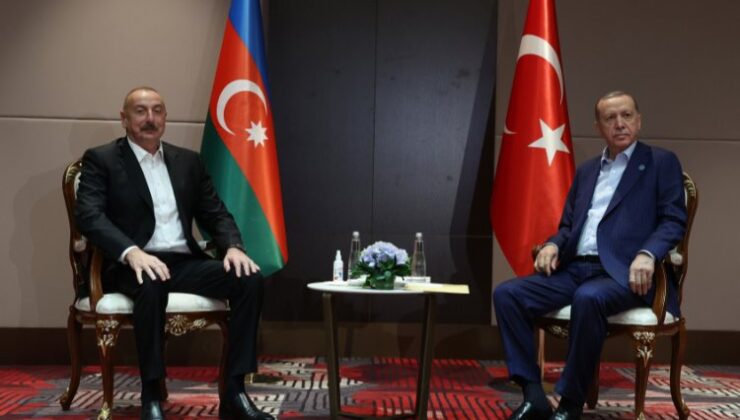 Cumhurbaşkanı Erdoğan Azerbaycanlı mevkidaşıyla görüştü