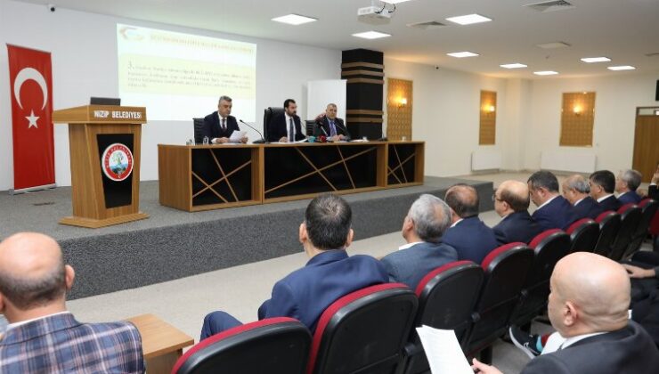 Gaziantep Büyükşehir Meclisi Nizip’te toplandı