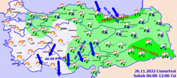 Meteoroloji'den şiddetli yağış uyarısı! Türkiye'de bugün hava nasıl olacak? 1