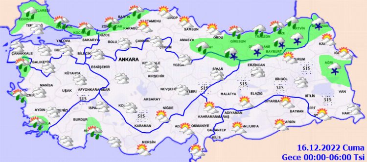 4 ile kar uyarısı! Türkiye'de bugün hava durumu nasıl olacak? 1