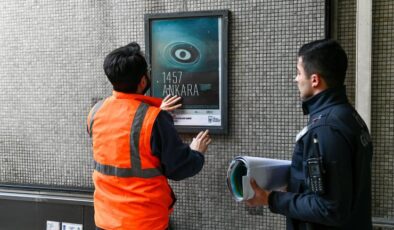 Yolu Başkentten Geçen Filmlerin Afişleri Kızılay Metro İstasyonu’nda