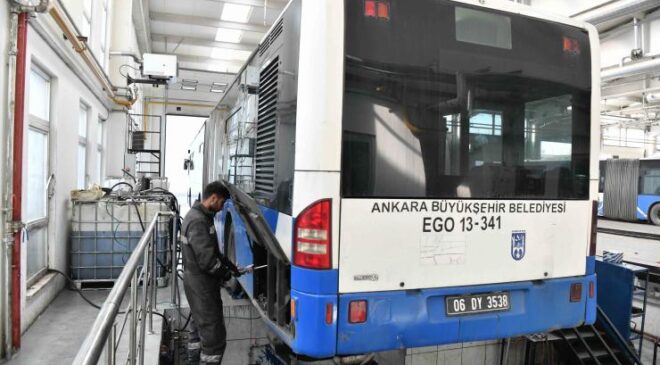 Başkentte EGO Otobüsleri Kışa Hazır