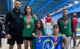 Bursalı yüzücülerden Konya’da 3 rekor, 15 madalya