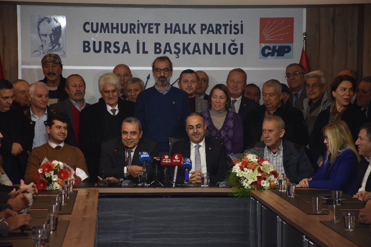 CHP Bursa İl Başkanlığı'nda devir teslim 2