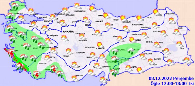 Ege'ye kuvvetli yağış uyarısı! Türkiye'de bugün hava nasıl olacak? 1