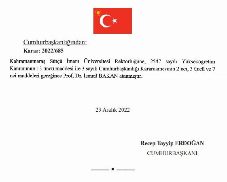 KSÜ'de rektör değişimi 1 KSÜ'de rektör değişimi 1