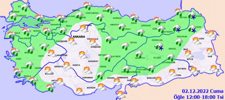 Kuvvetli yağış ve kar uyarısı! Türkiye'de bugün hava nasıl olacak? 1