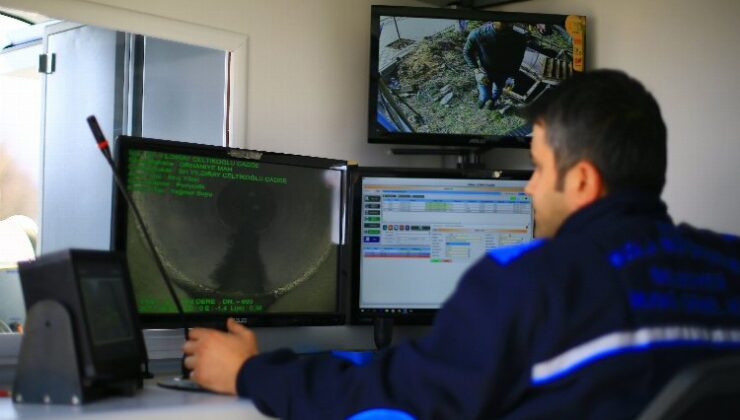 Muğla’da ‘kanal görüntüleme robotu’ 50 bin hat taradı