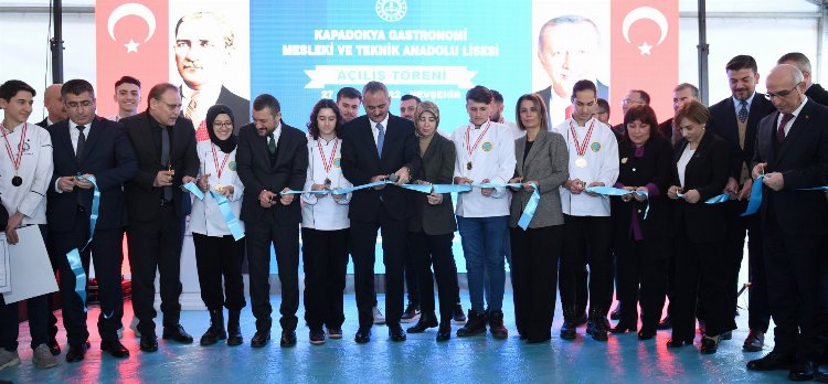 Türkiye'nin ilk gastronomi lisesi Kapadokya'da açıldı 1