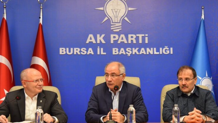 Cumhurbaşkanı Erdoğan’ın Bursa mitingi öncesi ‘Ala’ toplantı