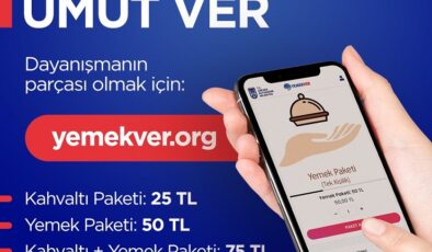 Ankara Büyükşehir Belediyesi’nin “Yemek Ver” Kampanyasına Destek Yağıyor