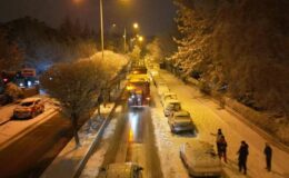 Ankara’da yollar tertemiz: Karla mücadele ekipleri teyakkuzda