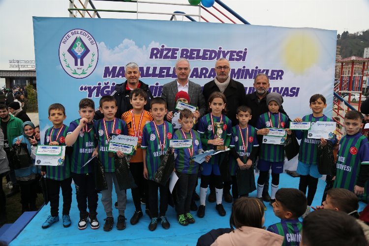 Rize'de 'Çocuk Futbol Turnuvası' sona erdi 2