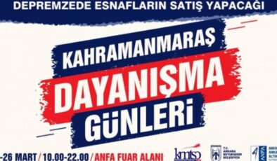 Kahramanmaraş yaralarını Ankara’da sarıyor