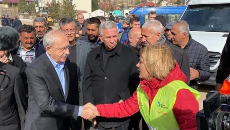Başkan Hürriyet, Kılıçdaroğlu ile deprem bölgesinde buluştu