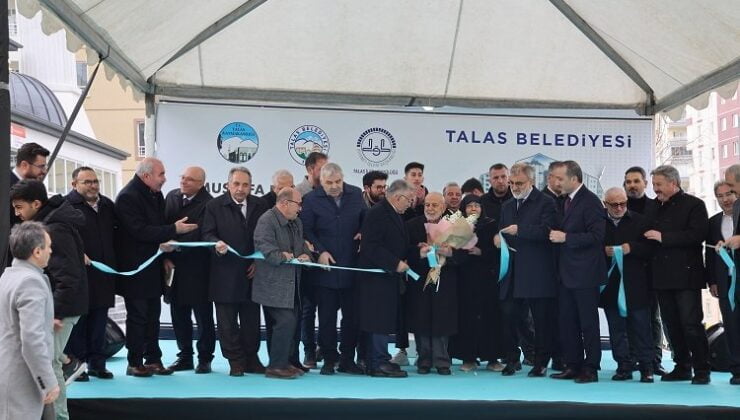 Kayseri Talas’ta camiye görkemli açılış