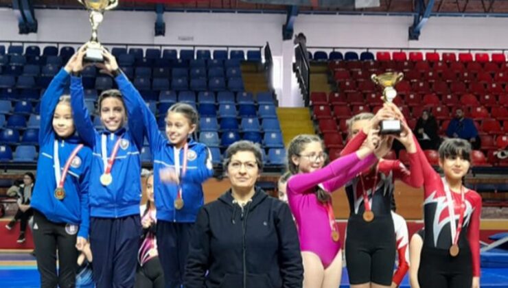 Kütahya Belediyespor cimnastikte il birincisi oldu