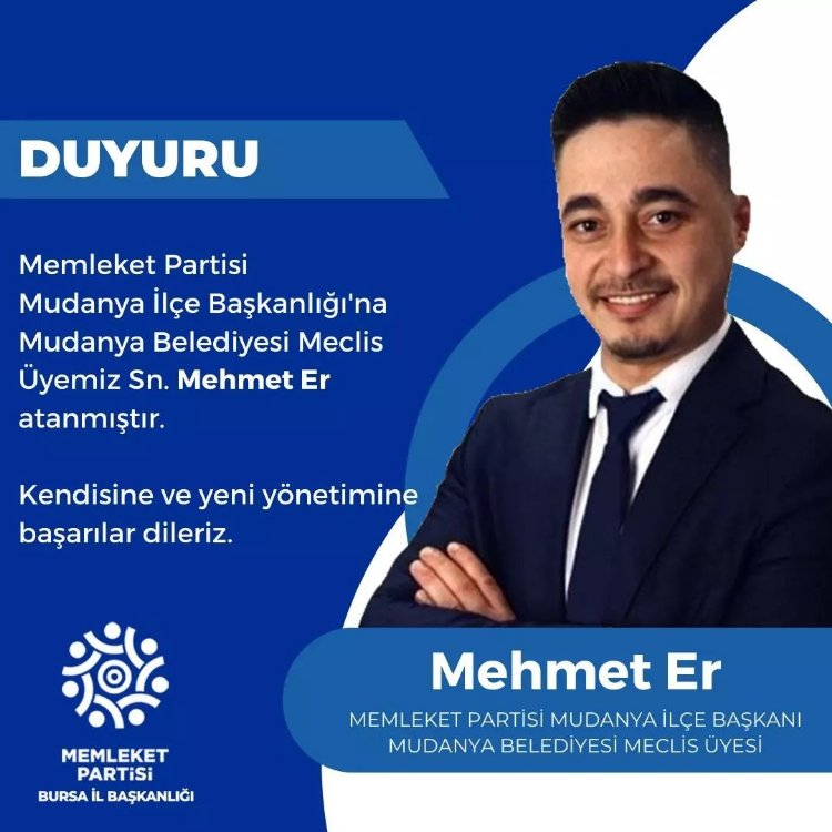 Memleket Mudanya ‘Mehmet Er’e emanet 1