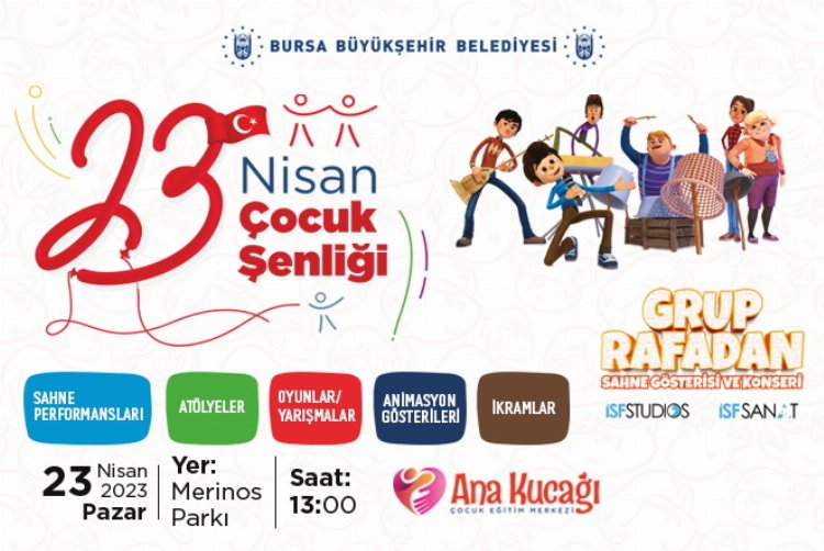 Bursa'da çocuklar çifte bayram yaşayacak 2
