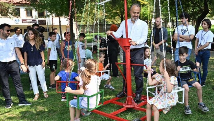 Bursa’da sokak oyunlarıyla çocukların sosyal iletişimi arttı