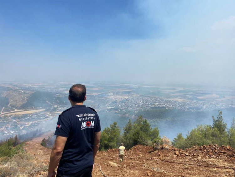 Hatay Antakya'daki orman yangınları söndürüldü 2