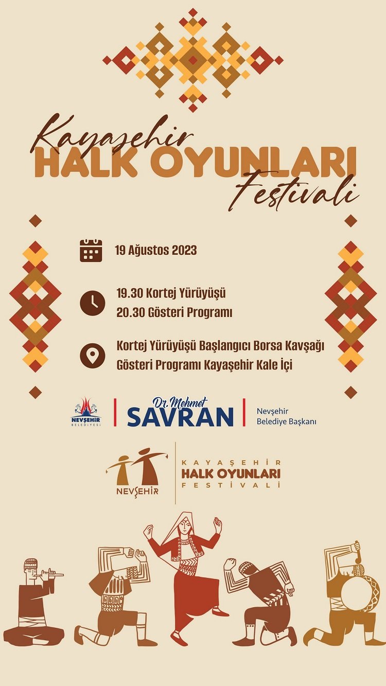 Nevşehir'de Kayaşehir Halk Oyunları Festivali başlıyor 2