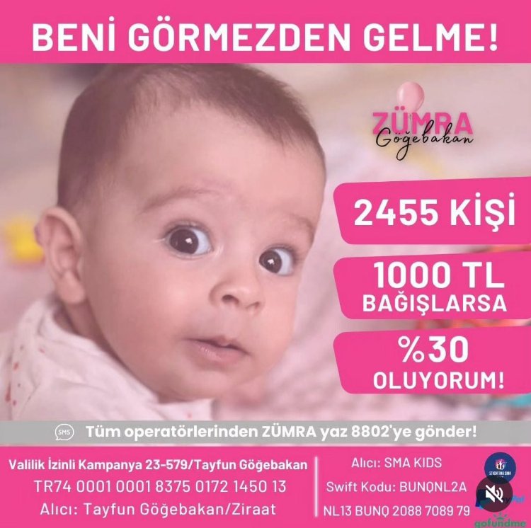 SMA'lı Zümra Bebek için Bingöl'de 50 STK’dan ortak çağrı 2