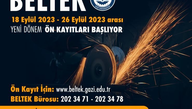 Ankara Büyükşehir’in BELTEK yeni dönem kurs kayıtları başlıyor