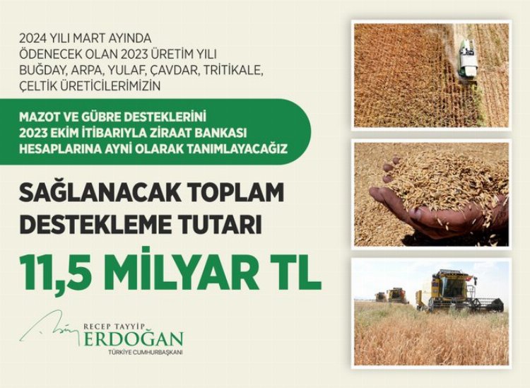 Cumhurbaşkanı Erdoğan'dan gençlere ve üretici çiftçiye müjde 1