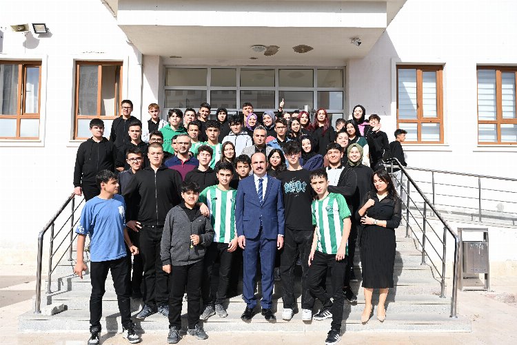 Konya'da Başkan Altay lise öğrencileriyle buluştu 12